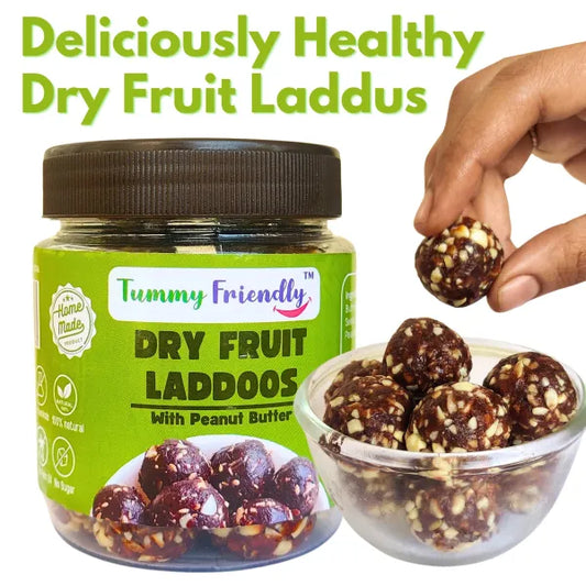 Dry Fruit Laddus with Peanut Butter – 300g