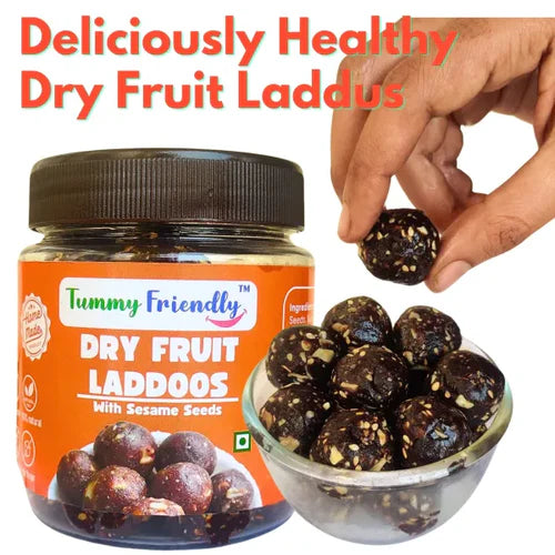 Dry Fruit Laddus with Sesame Seeds – 300g