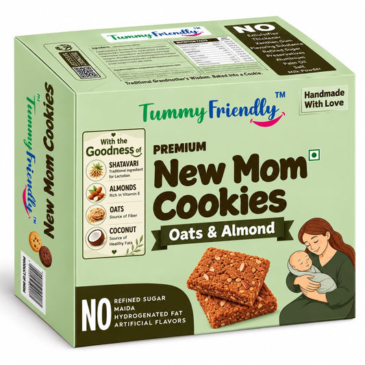 Lactation Cookies Oats & Almond 250g pack – TummyFriendly Foods