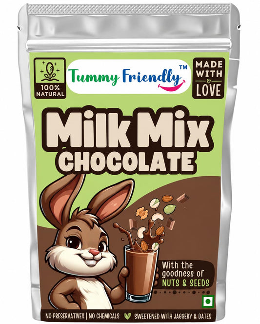 Chocolate Milk Mix with Nuts & Seeds 100g – TummyFriendly Foods