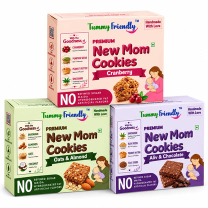 Lactation Cookies Assorted Pack 3x250g – TummyFriendly Foods