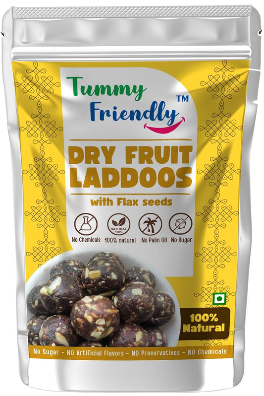 Flaxseed Dry Fruit Laddus 100g – TummyFriendly Foods