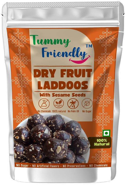 Sesame (Til) Dry Fruit Laddus 100g – TummyFriendly Foods