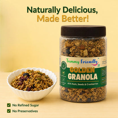 Golden Granola – naturally delicious