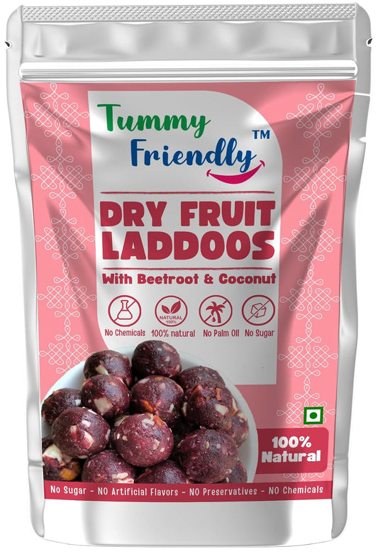 Beetroot Dry Fruit Laddus 100g – TummyFriendly Foods