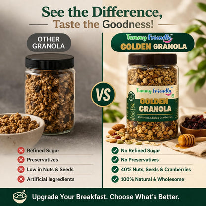 Golden Granola – see the difference