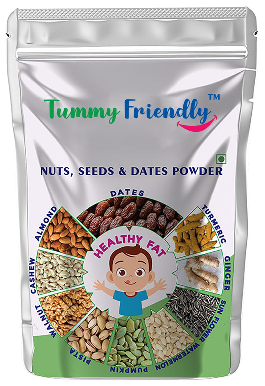 Premium Nuts, Seeds & Dates Powder – TummyFriendly Foods