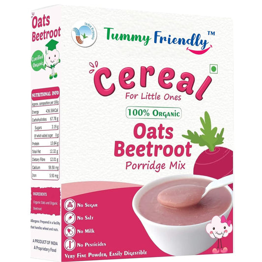 Organic Oats & Beetroot Porridge Mix – TummyFriendly Foods