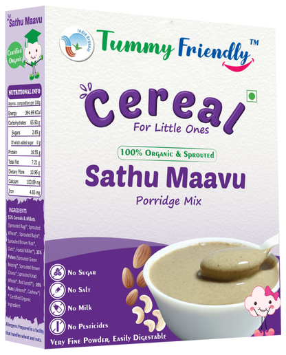 100% Organic Sprouted Sathu Maavu Porridge Mix
