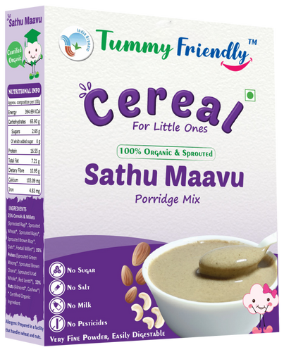 100% Organic Sprouted Sathu Maavu Porridge Mix
