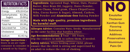 ChocoChip Millet Cookies – 75 g