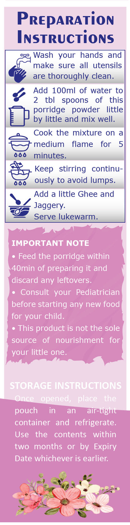 100% Organic Sprouted Brown Rice Porridge Mix