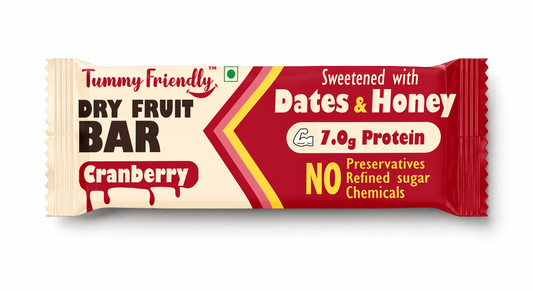 Cranberry Dry Fruit Bar with Nuts & Seeds | No Refined Sugar Natural Energy Snack - 35g