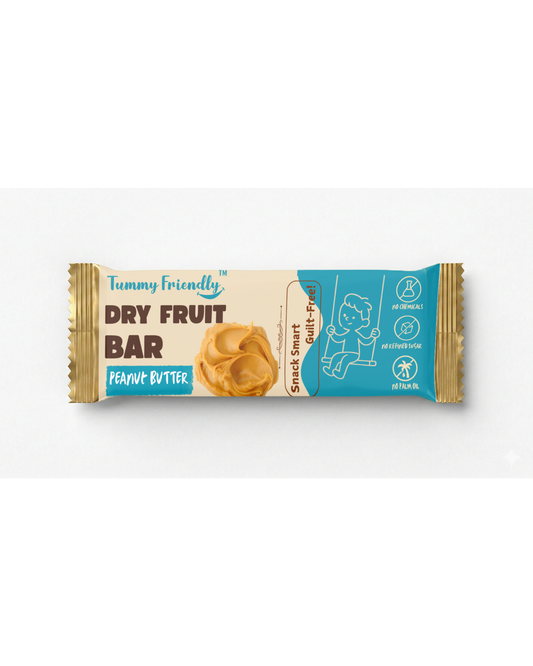 Premium Peanut Butter Dry Fruit Energy Bar Made with Almonds, Cashews & Seeds-35g