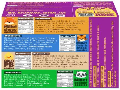 Millet Cookies Assorted – 2x300g