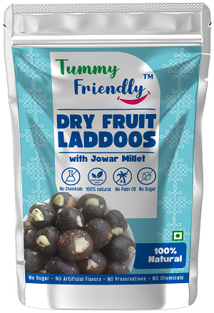 Dry Fruit Laddus with Cocoa & Jowar Millet – 100g