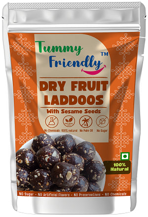 Dry Fruit Laddus with Sesame Seeds – 100g