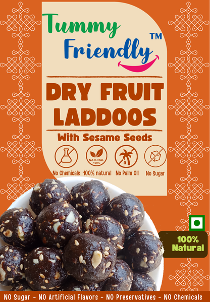 Dry Fruit Laddus with Sesame Seeds – 100g