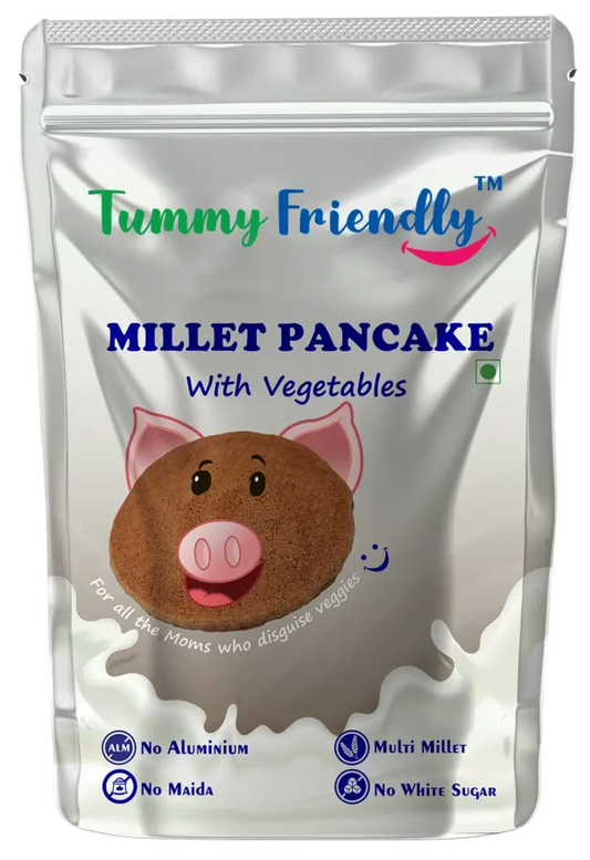 Aluminium-Free Veggie Pancake Mix | Millet Pancake Mix with Vegetables | Instant Breakfast Mix | 800g