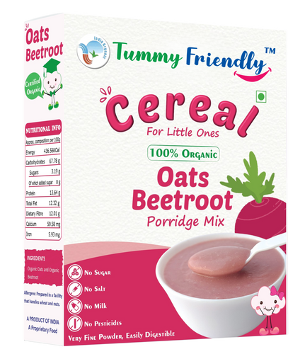 100% Organic Oats, Beetroot Porridge Mix