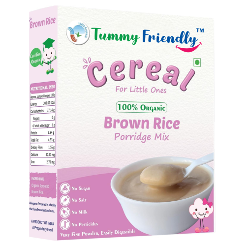 100% Organic Sprouted Brown Rice Porridge Mix