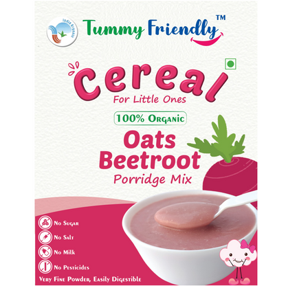 100% Organic Oats, Beetroot Porridge Mix